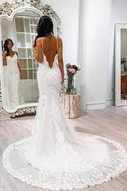 Whitelace Tulle Mermaid Spaghetti Straps Court Train Wedding Dress With Appliques Sweethea Wedding Dress Train Court Train Wedding Dress Wedding Dresses Lace