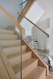Contemporary Glass Staircases Jarrods Stair Railing Design Staircase Design Glass Stairs