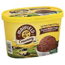Mayfield Creamery Peanut Butter Fudge Premium Ice Cream 1 5 Qt Walmart Com Peanut Butter Fudge Premium Ice Cream French Vanilla