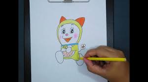 How To Draw Dorami Doraemon Cara Menggambar Dorami Doraemon Drawings Draw Doraemon