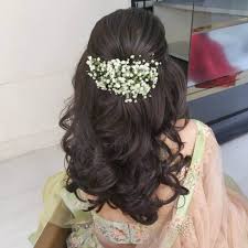 Trending Bridal Hairstyle For Short Hair Bridal Hairstyle Bridal Inspiration Indian Wedding Short Wedding Hair Engagement Hairstyles Long Hair Styles