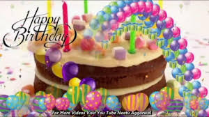 Glitter and gold general greeting birthday card. Birthday Wishes Music Card