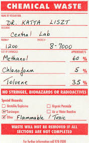 Chemical Waste Disposal Environmental Health