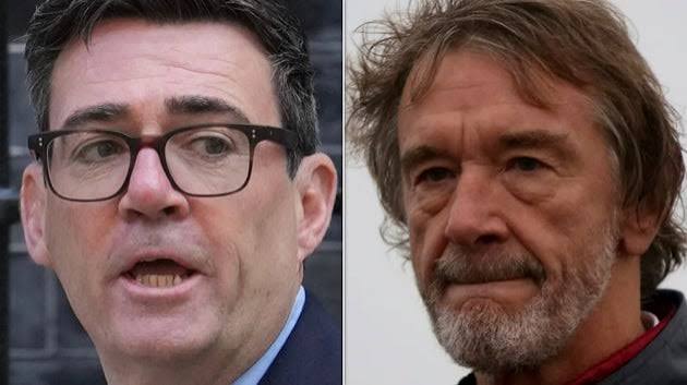 Andy Burnham Hits Back At Man Utd Owner Jim Ratcliffe's Claim Britain Is 'On The Slide' - Yahoo News UK