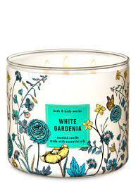 White Gardenia 3 Wick Candle Bath Body Works White Gardenia Bath Body Works Candles Candles