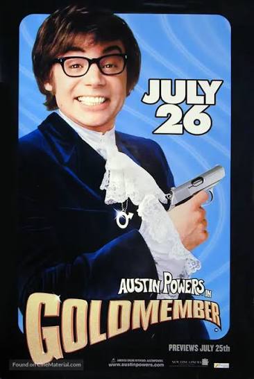 Austin Powers in Goldmember (2002) British movie poster