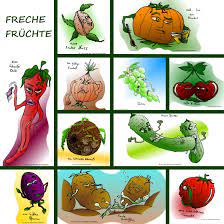 Letztes jahr gab es ja die lustigen pilze. Pin Auf Freche Fruchte