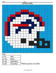 Afc Multiplication And Division Coloring Squared Football Coloring Pages Football Crafts Plastic Canvas Patterns