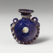 Ancient Greek Glass Lentoid Aryballos Perfume Bottle Late Classical Or Hellenistic 4th 3rd Century Bce Perfume Bottles Ancient Pottery Perfume