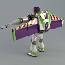 Buzz Lightyear Static 3d Model Buzz Lightyear Lightyears 3d Model