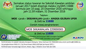 Semakan tawaran sekolah kawalan 2016 ===== diterbitkan oleh. Cara Semak Keputusan Permohonan Sekolah Menengah Kawalan Kpm