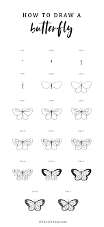 Butterfly drawing for kids in 12 easy steps. How To Draw A Butterfly Easy Step By Step Tutorial Butterfly Drawing Easy Butterfly Drawing Cute Easy Drawings