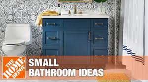 Transforming a bathroom from dingy and dated to sparkling and stylish doesn't require a lot of square footage. 8 Small Bathroom Design Ideas The Home Depot