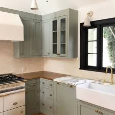 Green Kitchen Green Kitchen Stone Backsplash Kitchen Green Kitchen Cabinets