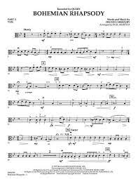 Bohemian Rhapsody Pt 3 Viola Digital Sheet Music By Queen Sku Hx 97588 Cello Sheet Music Sheet Music Saxophone Sheet Music