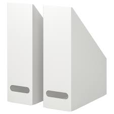 Kvissle Magazine File Set Of 2 White Ikea Magazine Files Ikea Kallax Shelf