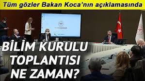 Beklenirken, bilim kurulu'nun ne zaman toplanacağına ilişkin henüz bir açıklama yapılmadı. Bilim Kurulu Toplantisi Ne Zaman Yapilacak Yeni Normallesme Icin Gozler Saglik Bakani Fahrettin Koca Nin Aciklamasinda Son Dakika Haberleri Internet