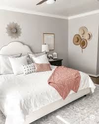 Pink and grey work well as a bedroom colour scheme for both children and adults; 10 Pink Modern Farmhouse Room Design Ideas Wayfair