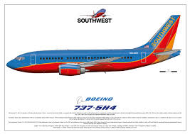 This modification is intended for short and medium routes, and compared to the basic version of the series it has an increased flight range. Boeing 737 500 Southwest Airlines