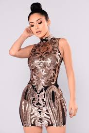 Hst and duty not included xx. Ashe Sequin Dress Rose Gold Insyze Fashion Nova