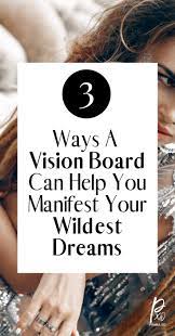 Find Tips And Tricks For Manifesting Your Wildest Dreams Through Vision Boards Boards Creating Dreams Fi Manifestation Vision Board Law Of Attraction Tips