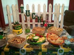 Pin By Chastity Cates On Craft Ideas Country Baby Shower Baby Shower Decorations For Boys Baby Shower