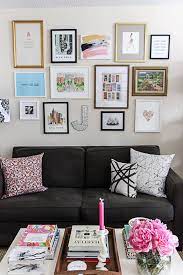 Redesigned Gallery Wall York Avenue Apartment Decorating Rental Apartment Decorating Rental Budget Small Apartment Decorating