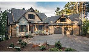 Walkout basement floor plans in open design can be created with better quality. Craftsman Style Ranch Walkout Basement Hwbdo House Plans 1110