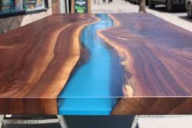 Download all photos and use them even for commercial projects. Black Walnut River Table With Blue Resin Living Wood Design Inc