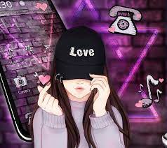 Search for characters by hair color, eye color, hair length, age, gender and animal ears using our visual search engine. Cute Purple Anime Girly Love Theme For Android Apk Download