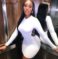 Maybe you would like to learn more about one of these? Chicology Mini Robe Moulante Sexy A Manches Longues Pour Femme Tenue De Club De Fete D Anniversaire A Dos Nu Avec Chaine A La Mode Collection Hiver Automne 2020 Aliexpress