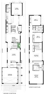 Featuring An Extraordinary Elevation This Design Boasts A Frontage Of Only 9m The Perfect Narrow House Designs Two Storey House Plans Home Design Floor Plans