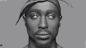 Tupac Shakur By Hosseindiba Character Art 3d Cgsociety In 2020 Tupac Art Tupac Portrait