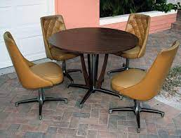 Chromcraft 1969 Vintage Dining Table 4 Chairs Vintage Dining Table Dining Table Dining