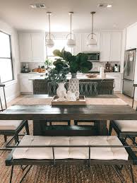 The hart rectangular dining table has a welcoming farmhouse style. Dining Table Decor Ideas For Home Novocom Top