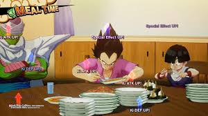 Press question mark to learn the rest of the keyboard shortcuts In Dragon Ball Z Kakarot When You Make A Full Course Meal Piccolo Will Sit There With His Arms Folded And A Glass Of Water In Front Of Him Because Namekians Don T