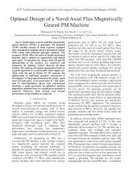 For decades, this story of intrigue and murder, love and. Pdf Optimal Design Of A Novel Axial Flux Magnetically Geared Pm Machine