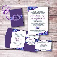 Invitations Blue Orchid Blue Purple Wedding Dendrobium Wedding Invitation Suites Blue Purple Orchid Theme Belly Band Invitation Suites Orchid Wedding Invitations Wedding Invitations Blue Purple Wedding