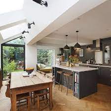 Components For Industrial Style Kitchen Decoration Open Plan Kitchen Living Room Kitchen Dining Living Open Plan Kitchen Dining Living