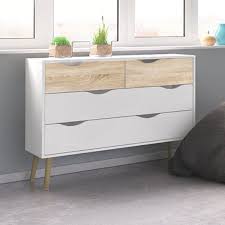 Tvilum 8 Drawer Double Dresser Black Matte Tvilum Diana 4 Drawer Chest White Oak Structure Furniture Tvilum Bedroom Furniture