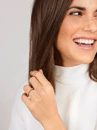 WEMPE BY KIM Ring BLU in roségold