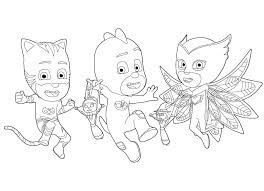 Everyone can be a superhero! Free Pj Masks Coloring Page Free Printable Coloring Pages For Kids