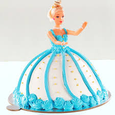 Insert a clean doll into center of cake. Barbie Doll Cake Barbie Birthday Cakes Online In India Free Shipping Floweraura