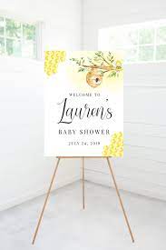 Printable Baby Shower Welcome Sign Bumble Bee Baby Shower Etsy Bee Baby Shower Theme Bumble Bee Baby Shower Baby Shower Bumble Bee Theme