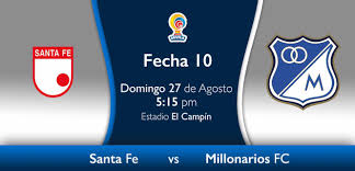 The match is a part of the. Millonarios Fc Fecha 10 Santa Fe Vs Millonarios Facebook