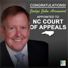 We are thrilled to have Judge John Arrowood appointed to the NC court of  appeals. We need out-LGBTQ representation now more than ever!