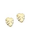 Gardenia 14K Goldplated Pewter Stud Earrings Foxy Originals