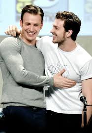 Chris Evans and Aaron Taylor-Johnson