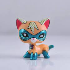Rare Littlest Pet Shop Comic Con Cat Super Collection Kids Child Baby Toy Lps Littlest Pet Shop Lps Pets Little Pets
