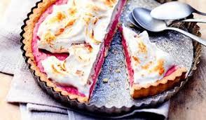 Recette Tarte Framboise Meringuee A La Rhubarbe Picard Recette Recette Tarte Framboise Tarte Framboise Recette Tarte